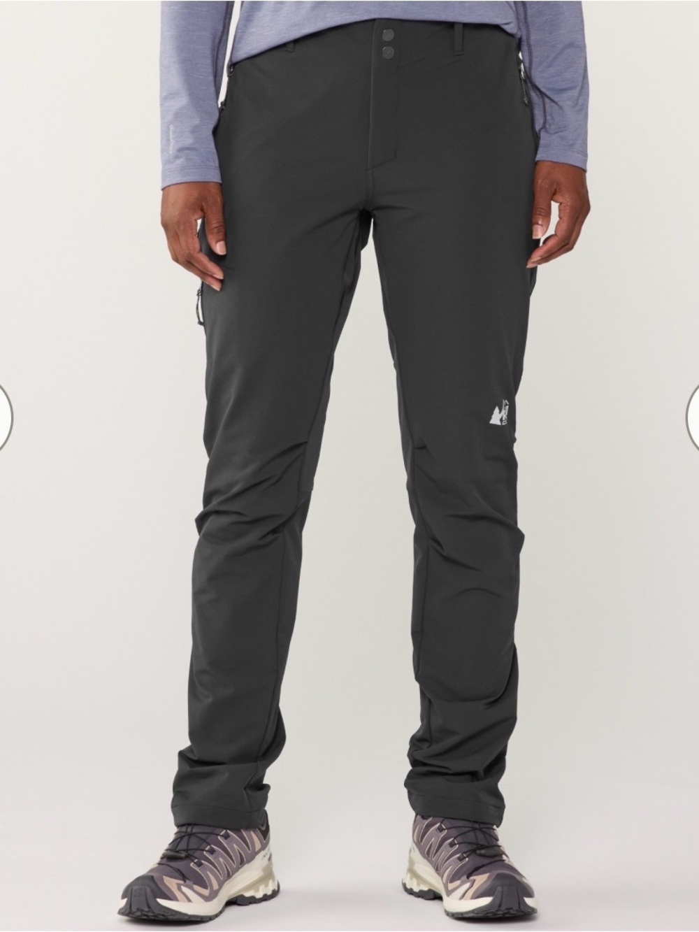 Women’s REI Activator Waterproof DWR shell Pants - Asphalt Gray